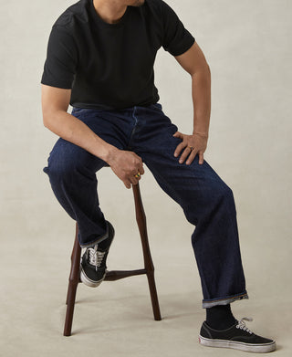 lifestyle shot of Classic Fit Cotton and Modal-Blend T-Shirt