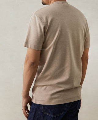 lifestyle shot of Classic Fit Cotton and Modal-Blend T-Shirt