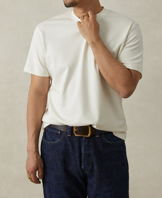 lifestyle shot of Classic Fit Cotton and Modal-Blend T-Shirt