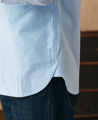 lifestyle shot of Classic Button-Down Oxford Shirt