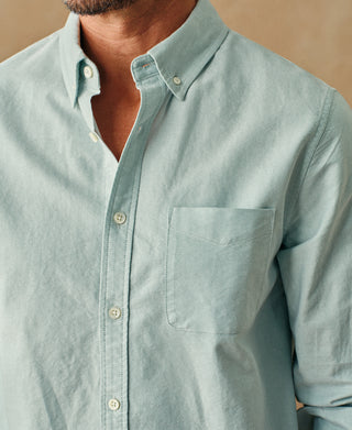 lifestyle shot of Classic Button-Down Oxford Shirt