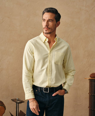 lifestyle shot of Classic Button-Down Oxford Shirt
