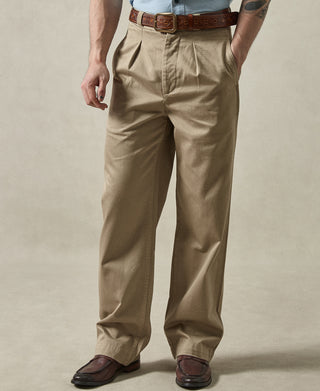 lifestyle shot of French Army M-1952 Chino Trousers