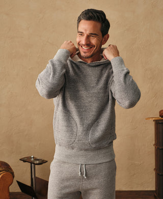 lifestyle shot of Heavyweight Boxing Glove Pocket Hoodie
