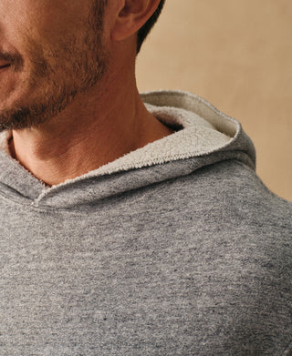 lifestyle shot of Heavyweight Boxing Glove Pocket Hoodie