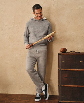 lifestyle shot of Heavyweight Boxing Glove Pocket Hoodie