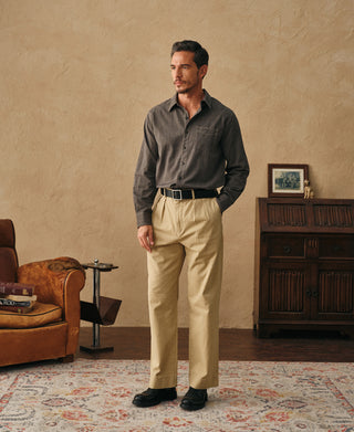 lifestyle shot of Classic Fit Two-pleated Chino