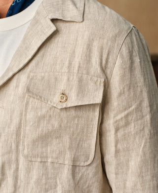 lifestyle shot of Linen Safari Jacket