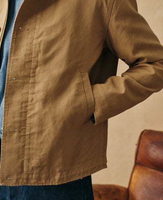 lifestyle shot of Unlined USN N-1 Deck Jacket