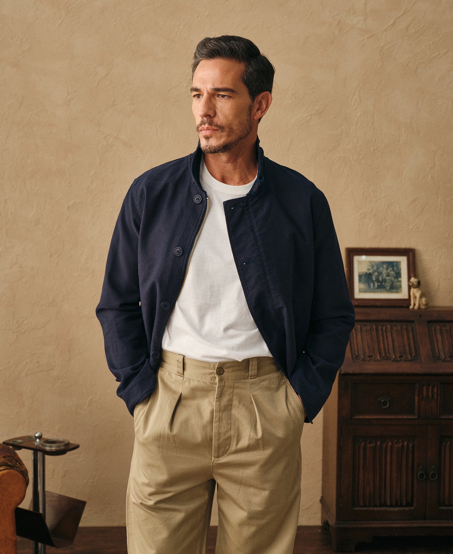 1940s Unlined USN N-1 Deck Jacket – Navy | Timecatcher – Time