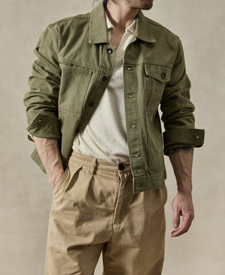 lifestyle shot of Utility Canvas Field Cruiser Jacket