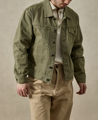 lifestyle shot of Utility Canvas Field Cruiser Jacket