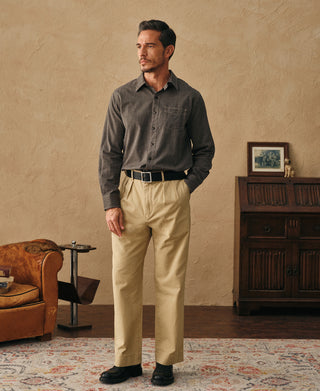 lifestyle shot of Vintage Cotton Jaspé Workshirt