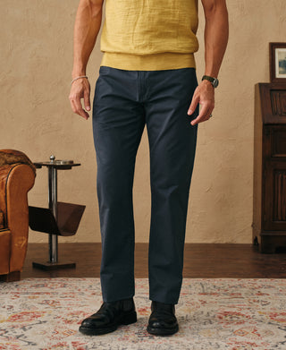 lifestyle shot of Vintage Washed Tapered 5-Pocket Pants