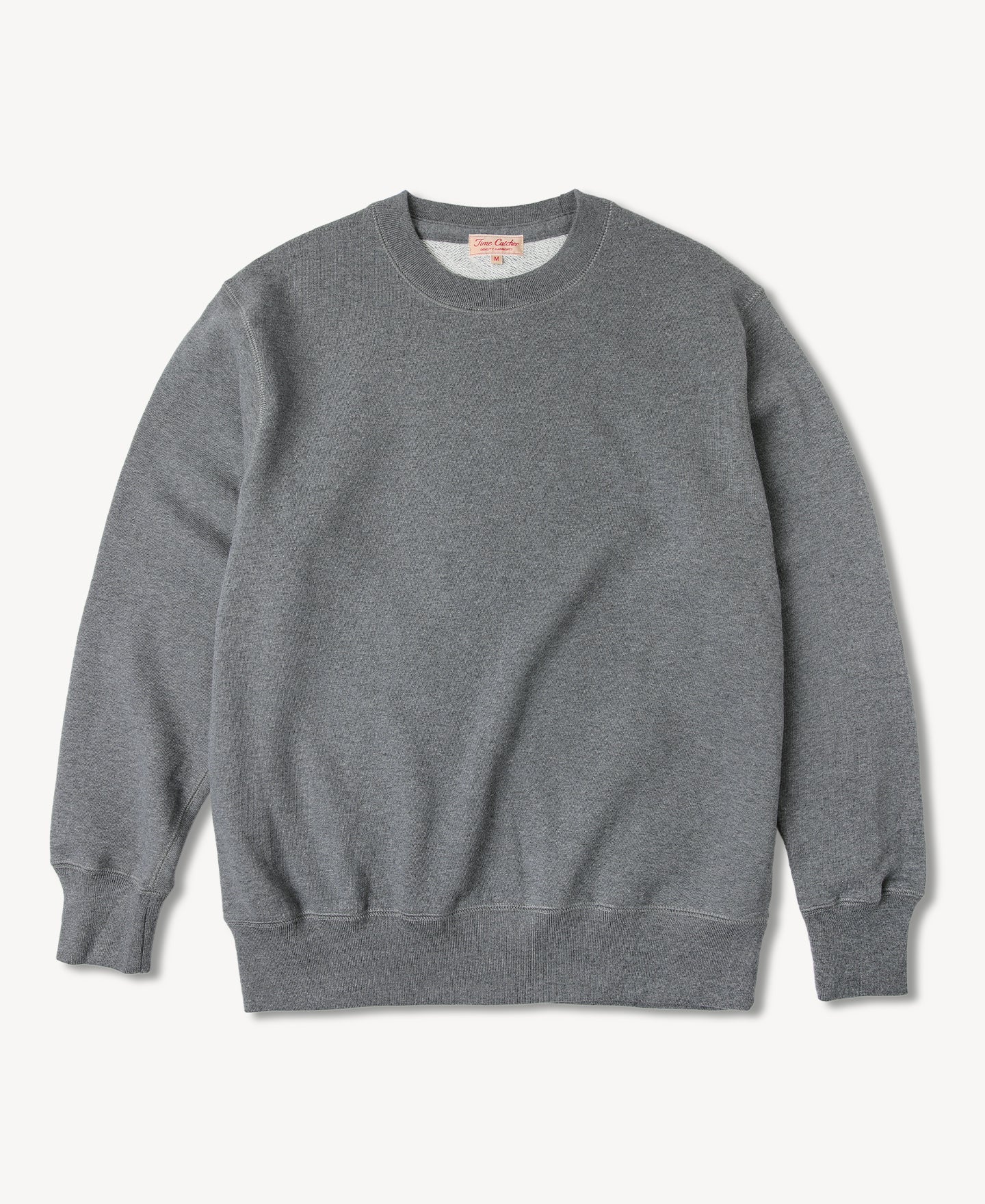 Heavyweight French Terry Loopwheel Crewneck Sweatshirt - Gray