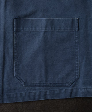 lower patch pocket of French Worker Chore Jacket
