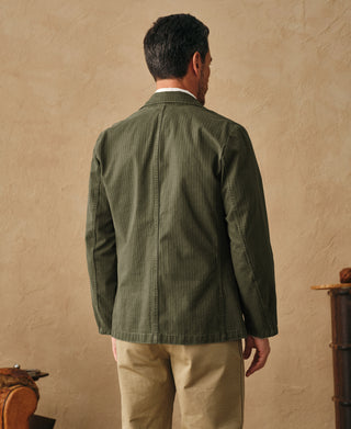 Vintage Herringbone Blazer