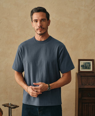 overview of 1900s Heavyweight Cotton Jersey Boxy T-Shirt