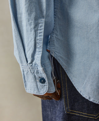 mannequin shot of Military Wash Chambray Workshirt
