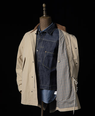 mannequin shot of M-65 Salt Shrinkage Poplin Short Parka
