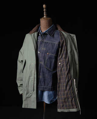 mannequin shot of M-65 Water Repellent Poplin Short Parka