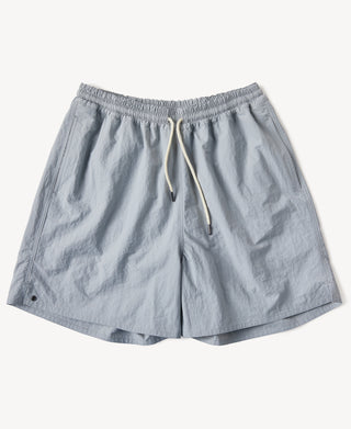 5-Inch Nylon Swim Shorts in Gray