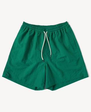 5-Inch Nylon Swim Shorts in Green