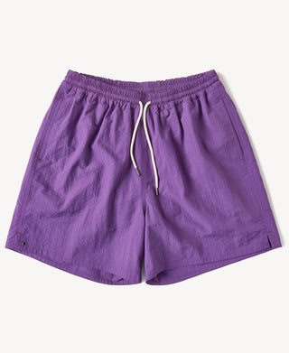5-Inch Nylon Swim Shorts in Purple