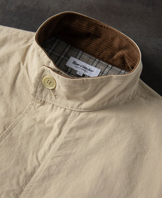 mockneck of M-65 Salt Shrinkage Poplin Short Parka