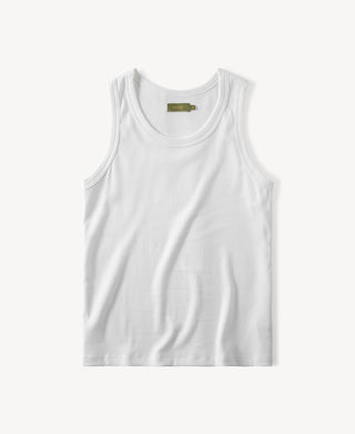 Modal Blend Tank Top in White