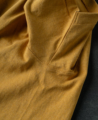 no seam of Regular Fit Heavyweight Tubular Jersey T-Shirt in Mustard