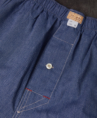 open fly of 1950s Salt & Pepper Boxer