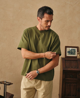 overview of 1900s Heavyweight Cotton Jersey Boxy T-Shirt