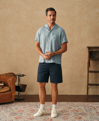overview of 1930s Washed Officer Chino Shorts
