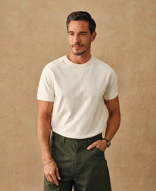 Overview of 1950s V-Gusset Cotton T-Shirt