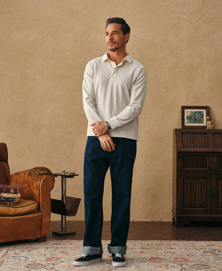 overview of Classic Fit Jersey Tubular Rugby Shirt