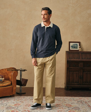 overview of Classic Fit Jersey Tubular Rugby Shirt