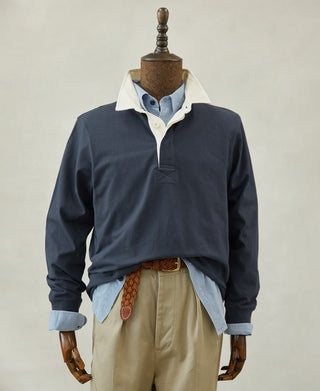 overview of Classic Fit Jersey Tubular Rugby Shirt