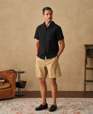 Overview of Italian Collar Salt-Shrunk Shirt