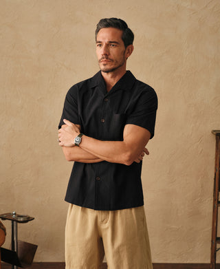 Overview of Italian Collar Salt-Shrunk Shirt