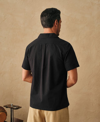 Overview of Italian Collar Salt-Shrunk Shirt