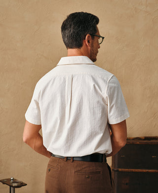 Overview of Italian Collar Salt-Shrunk Shirt