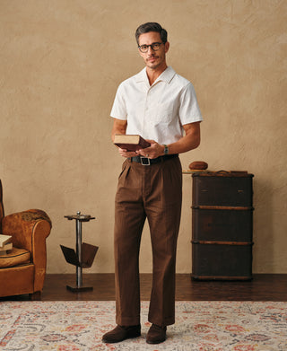 Overview of Italian Collar Salt-Shrunk Shirt
