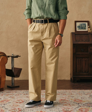 overview of Classic Fit Two-pleated Chino