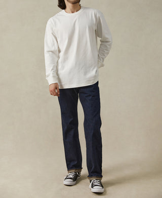 overview of Loopwheel Long Sleeve Cotton T-Shirt