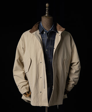 overview of M-65 Salt Shrinkage Poplin Short Parka