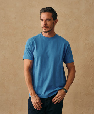 overview of Regular Fit Heavyweight Tubular Jersey T-Shirt