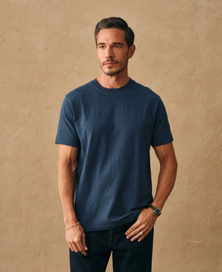 overview of Regular Fit Heavyweight Tubular Jersey T-Shirt