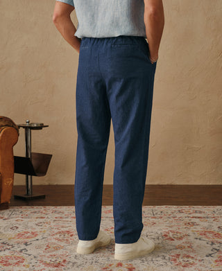 Overview of Tapered Hemp-Cotton Blend Pants