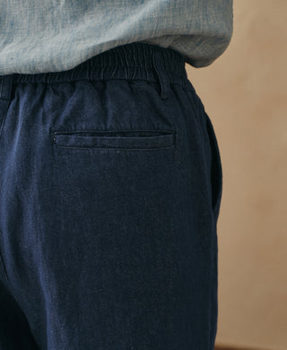 Overview of Tapered Hemp-Cotton Blend Pants